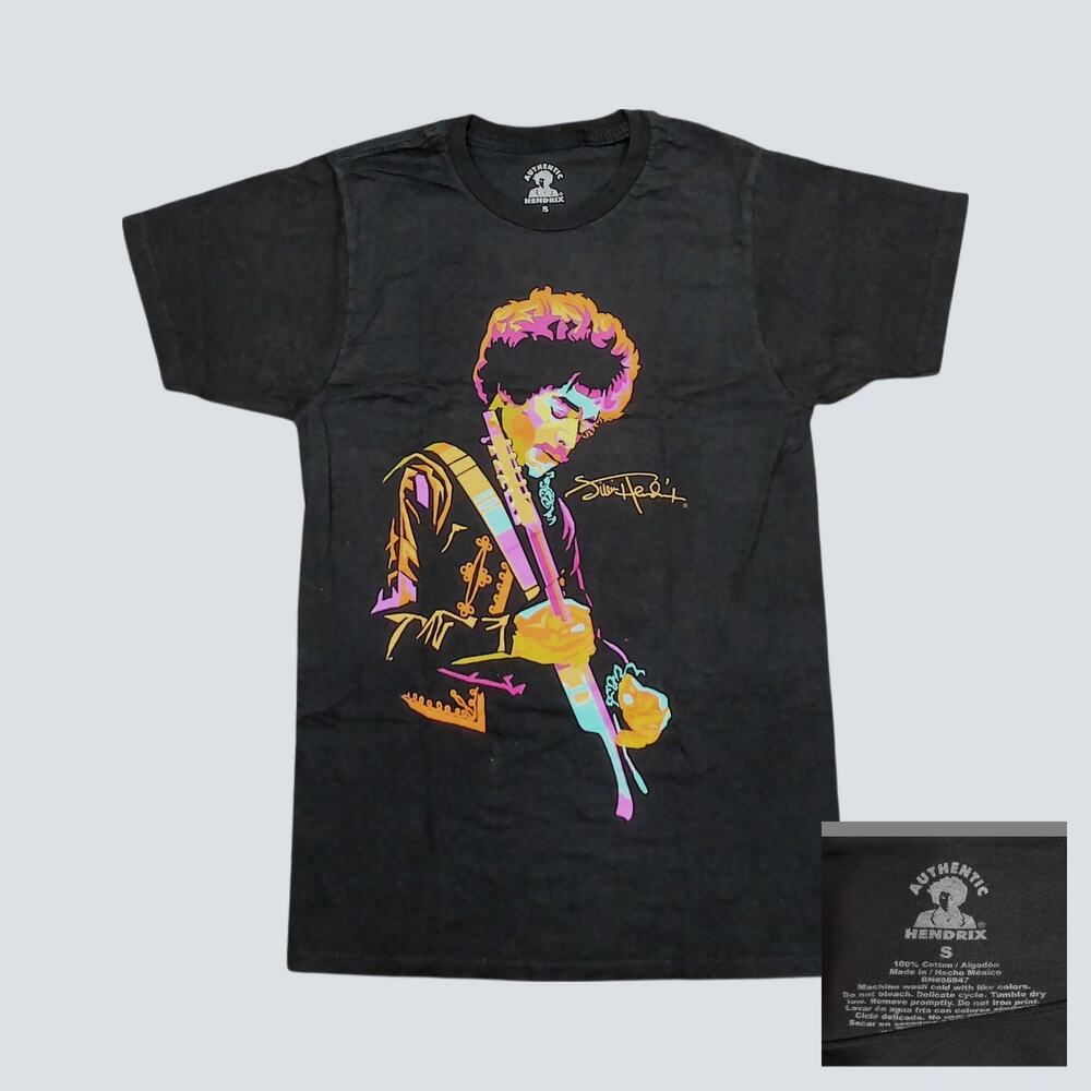 Jimi Hendrix Authentic Classic Rock Legend Band Graphic T-Shirt Mens Small Tee